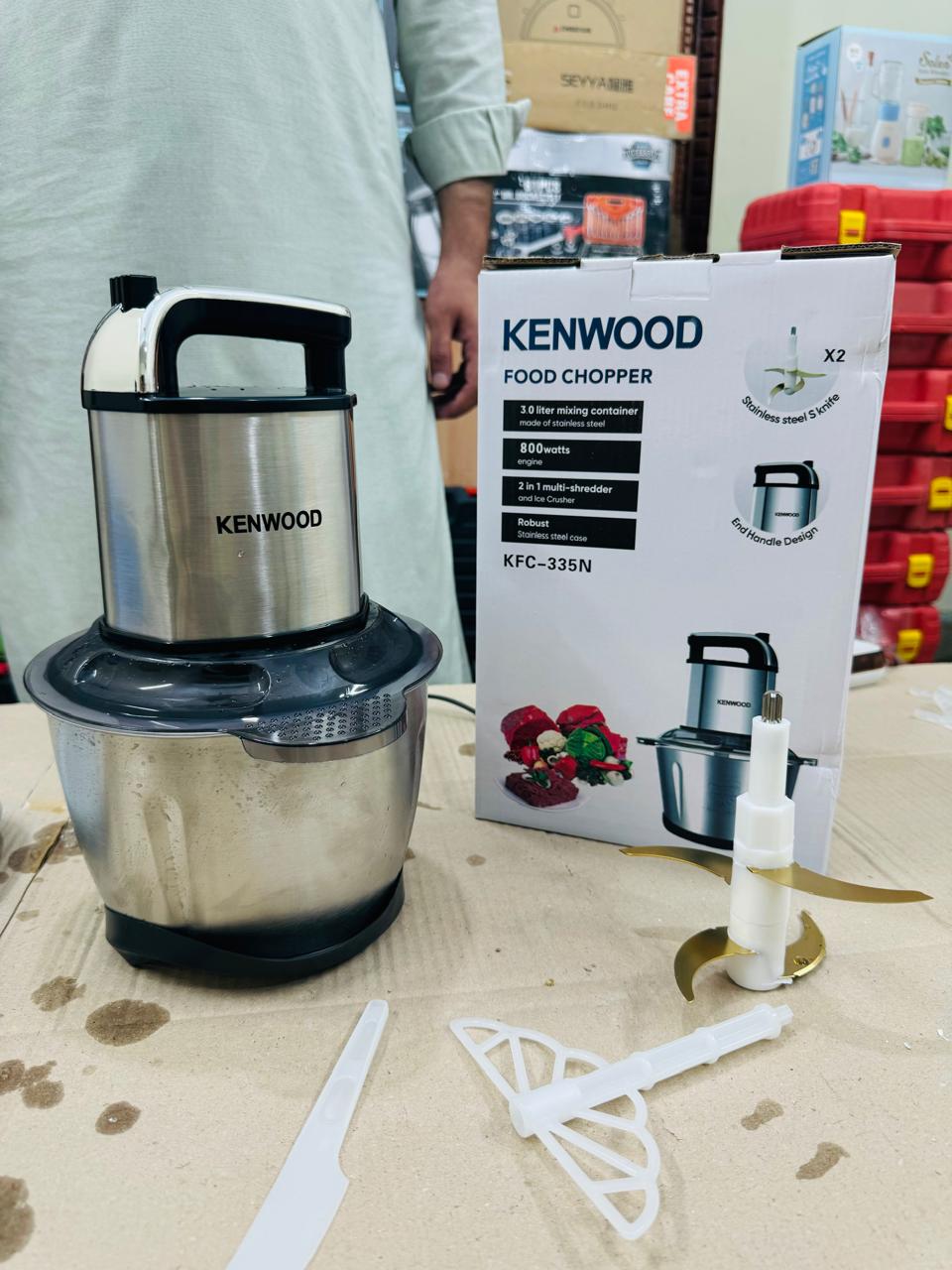 Kenwood Electric Chopper With Extra Blade 5.5L 1000W Imported Chef